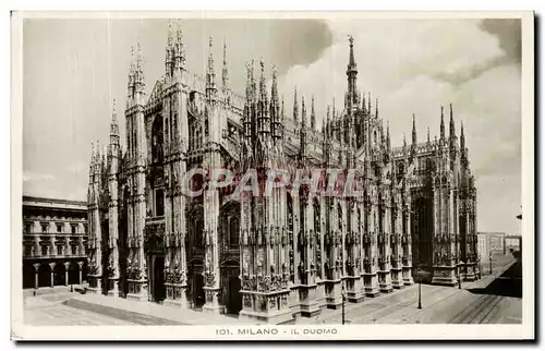 Cartes postales Milano Il Duomo