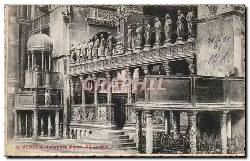 Cartes postales Venezia Interno Marco Gll Apostoli