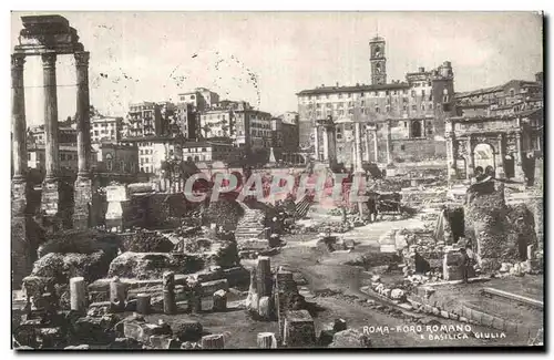 Ansichtskarte AK Roma Foro Romano Basilica Giulia