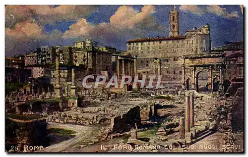 Cartes postales Roma Foro Romano coi Suoi Nuovi Scavi