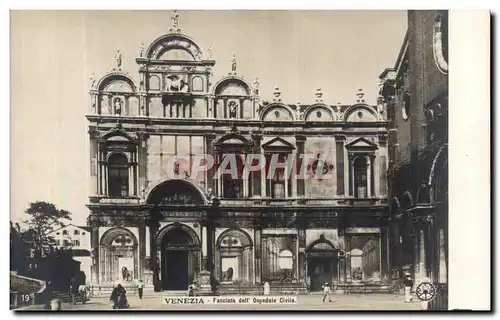 Cartes postales Venezia Facciata dell Ospedale Civille