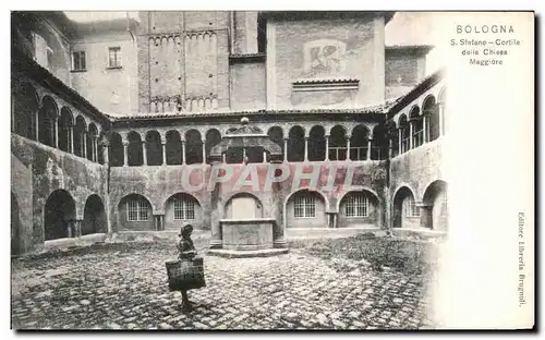 Cartes postales Bologna S Stetano Cortile della Chiesa Maggiore