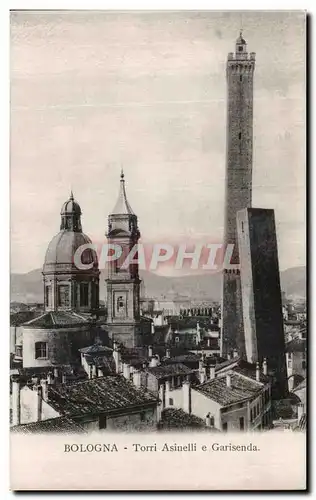 Cartes postales Bologna Torri Asinelli e Garisenda