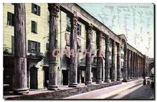 Cartes postales Milano Mission Colonne di S Lorenzo