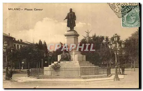 Ansichtskarte AK Milano Piazza Cavour