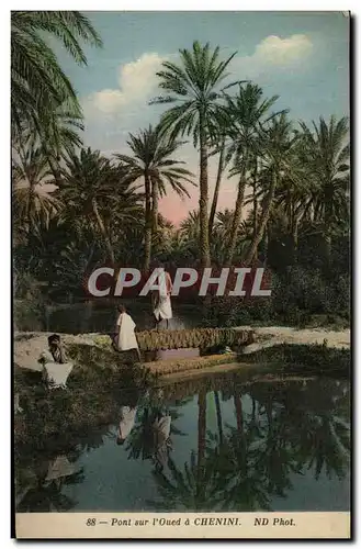 Cartes postales Pont sur l Oued a Chenini