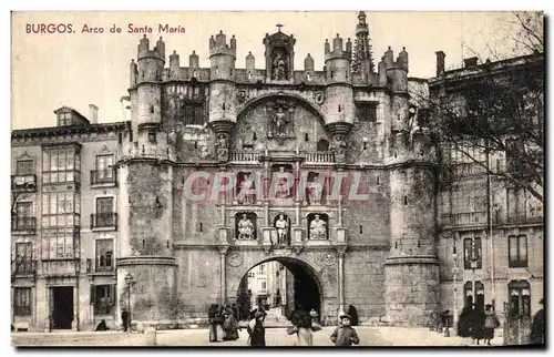 Cartes postales Burgos Arco de Santa Maria