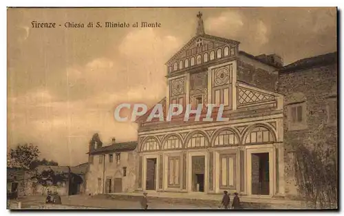 Ansichtskarte AK Firenze Chiesa di S Miniato al Monte