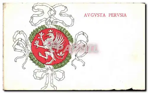 Cartes postales Avgvsta Perusia Aigle Armoiries