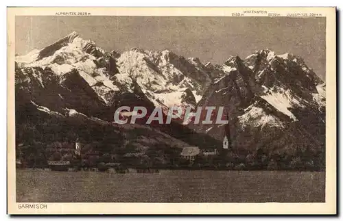 Cartes postales Alpspitze Garmisch