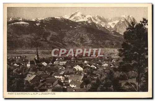 Cartes postales Partenkirchen M Alp U Azugspitze