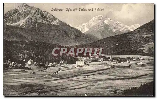 Cartes postales Luftkurort jgls mit Serles und Habicht