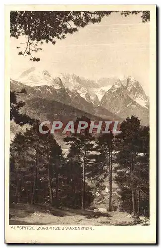 Cartes postales Alpspitze Zugspitze Waxenstein