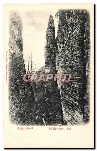 Cartes postales Wolfsschuchi Echternach d