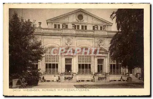 Ansichtskarte AK Wiesbaden Kurhaus Mit Nizzaplatzchen