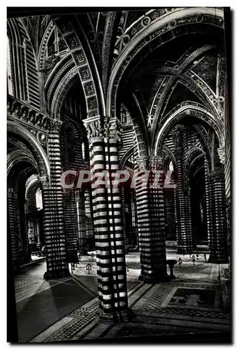 Cartes postales moderne Siena Cattedrale L Interno Visto dalla Navatta