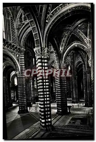 Moderne Karte Siena Cattedrale L Interno Visto dalla Navatta