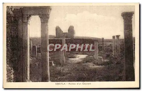 Cartes postales Sbeitla Ruines d un Couvent