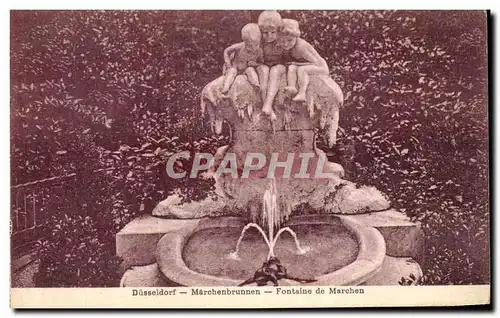 Ansichtskarte AK Dusseldorf Marchenbrunnen Fontaine de Marchen