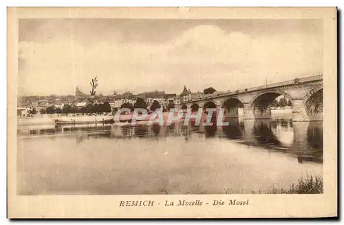 Cartes postales Remich La Moselle Die Mosel