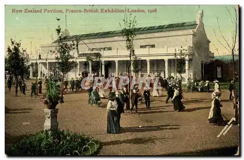 Cartes postales New Zealand Pavilion Franco British Exhibition London 1908