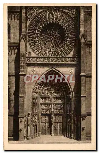 Ansichtskarte AK Nurnberg Portal Und Rosette an der Lorenzkirche