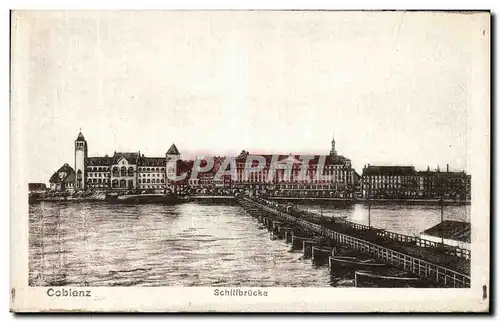 Cartes postales Coblenz Schittbrucke