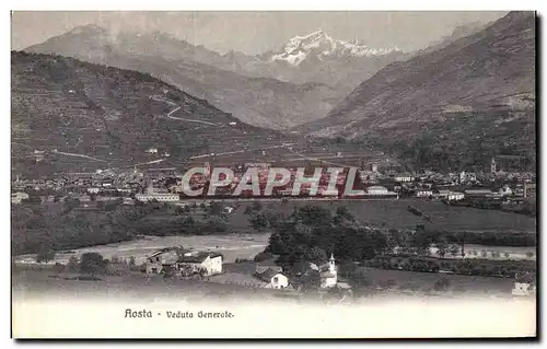Cartes postales Aosta Veduta Generale