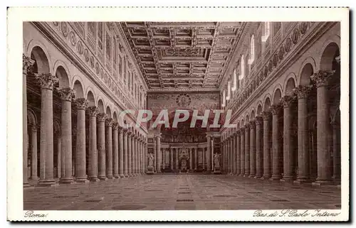 Cartes postales Roma Bas di S Paolo Interno