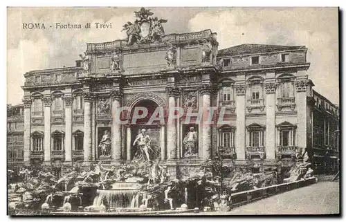 Cartes postales Roma Fontana di Trevi