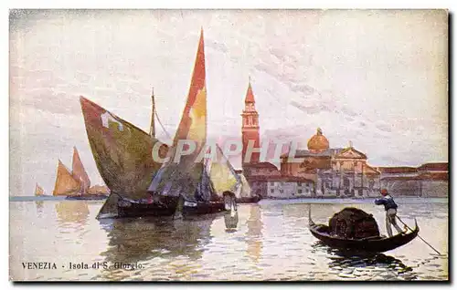 Cartes postales Venezia Isola di S Glorgio