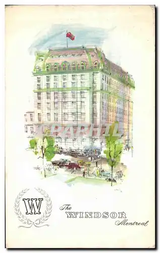 Cartes postales The Windsor Hotel Montreal Canada