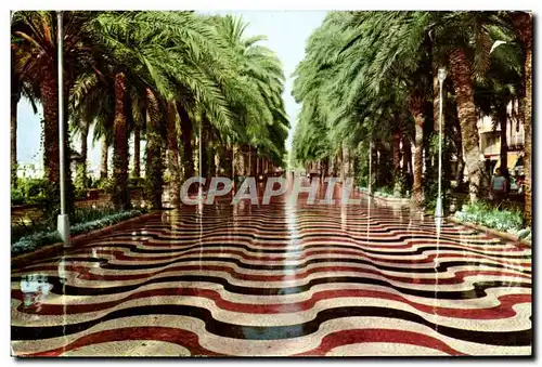 Cartes postales moderne Alicante Espana Explanade d Espana