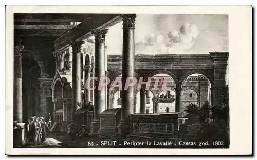 Cartes postales Split Peripter iz Lavalle Cassas God