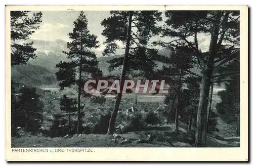 Cartes postales Partenkirchen Dreithorspitze