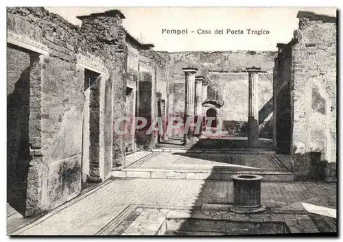 Ansichtskarte AK Pompel Casa del Poeta Tragico