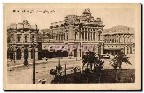 Ansichtskarte AK Genova Stazione Brignole