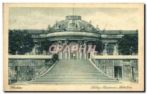 Cartes postales Potsdam Schloss Mittelbau