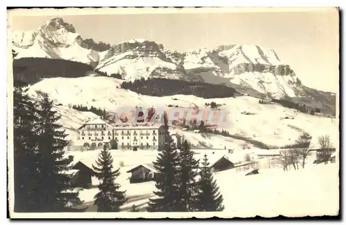 CARTE PHOTO Suisse Chalet