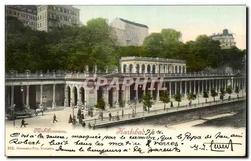 Cartes postales Karlsbad Muhlbrunnen