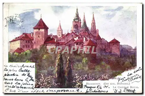 Cartes postales Hradschin Le chateau royal