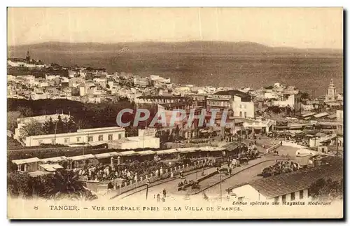 Cartes postales Tanger Vue Generale Prise De La Villa De France Maroc