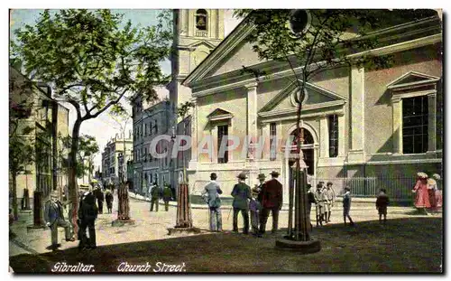 Cartes postales Gibraltar Church Street