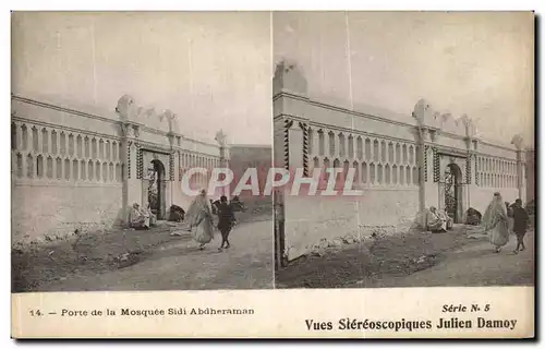 Cartes postales Porte de la Mosquee Sidi Abdheraman Algerie