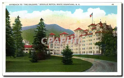 Ansichtskarte AK Approach to The Balsams Dixville Notch White Mountains