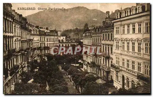 Cartes postales Karlsbad Obere Parksrasse