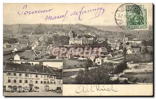 Cartes postales Altkirch Gastof Zum goldenen Kopf