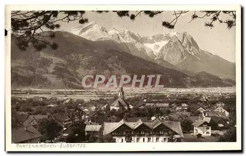 Cartes postales Partenkirchen Zugspitze