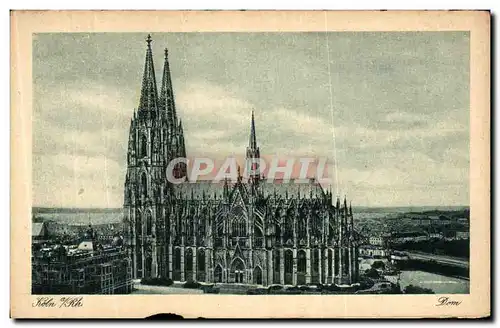 Ansichtskarte AK Koln Rh Dom