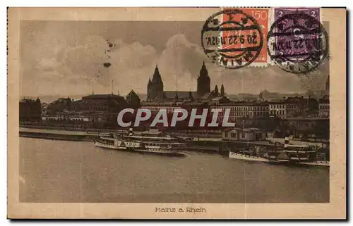 Cartes postales Mainz a Rhein
